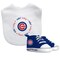Chicago Cubs Baby Gift Set 2 Piece Bib And Pre-Walkers 100% Cotton Team Logo